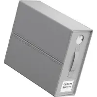 Famanu Organisateur de rangement avec fenêtre - Boîte de rangement gain de place pour le linge de lit
