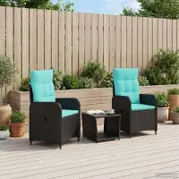 Prolenta Maison Exclusive - Ensemble de salon de jardin, 3 pièces.