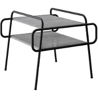 vidaXL Table basse grise imitation bois Sonoma, 50 x 50 x 51 cm, matériau composite bois