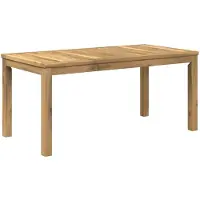 vidaXL Table basse blanche, 50 x 100,5 x 45 cm, en bois d'acacia massif
