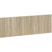 Syfax Tête de lit fixée au mur, en panneaux de particules imitation chêne Sonoma