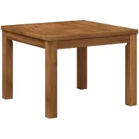 vidaXL Table basse en bois massif d'acacia, dimensions : 50 x 48,5 x 36 cm