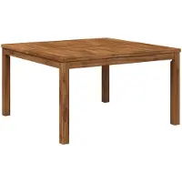 vidaXL Table basse en bois massif d'acacia, dimensions : 80 x 80,5 x 45 cm