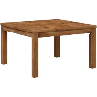 vidaXL Table basse en bois massif d'acacia, dimensions : 60 x 60,5 x 36 cm