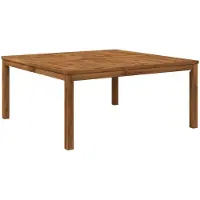 vidaXL Table basse en bois massif d'acacia, dimensions : 100 x 100,5 x 45 cm