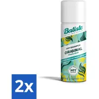 Batiste - Classic Clean - Shampooing sec - Parfum frais et propre - Rafraîchit et donne de la tenue - 50 ml - Pack avantage - 2 pièces