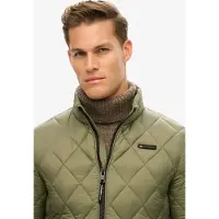 Superdry Homme Veste à Matelassage en Losanges Fuji Lite Vert Taille: Xxl