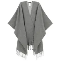 GUESS pour femme. AW5660POL03 Poncho Mélange gris (OSFA), Casuel, Polyester