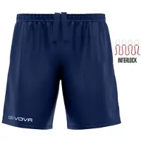 Givova Short de Sport Poche Bleu