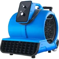 StarTech.com Ventilateur de sol 1400 tr/min - Ventilateur radial avec 3 angles de soufflage et 3 vitesses - Ventilateur puissant