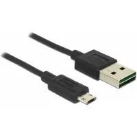 DeLOCK 83845 0.5m USB A Micro-USB B Black USB cable