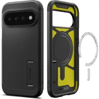 Spigen - Coque de protection résistante MagSafe - Google Pixel 11 Pro XL - Noir (Google Pixel 11 Pro XL), Coque pour téléphone portable, Noir