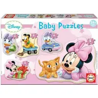 Educa Puzzle bébé - MININIE BÉBÉ - 5 puzzles progressifs de 3 à 5 pièces