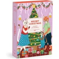 Sonstige Verlage GALISON Casse-tête Calendrier de l'Avent Chat Nocce 12x42 dlks