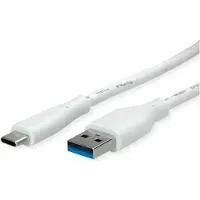 Value Valeur VALEUR 11.99.9035 Câble USB USB 3.2 Gen 1 (3.1 Gen 1) 2 m USB A USB C Blanc