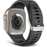 Decoded Silicone Ultra Traction Strap 42/44/45/49mm Strap Noir