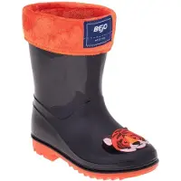 Bejo - Bottes en caoutchouc « Frize » Tiger pour enfants PP15731 (22 EU) (noir/orange)