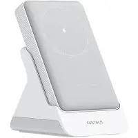 Cuktech Batterie externe WPB100N 20 W 10000 mAh magnétique avec support - blanc (10000 mAh, 20 W), Chargeur de secours, Blanc