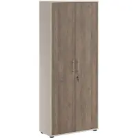 Dmora Saponara - Armoire Multi-usage 2 Portes, 79x188h cm Beige, 4 Étagères