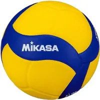 MIKASA - Ballon de volley-ball « VT500W » PP253 (5) (bleu/jaune)