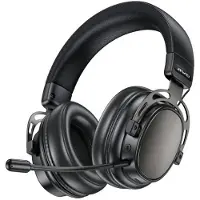 Awei Casque sans fil AT36 Bluetooth 5.4 avec microphone, noir (48 h, Sans fil), Écouteurs, Noir