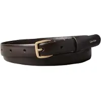 Calvin Klein Ceinture 'ESSENTIAL' brun foncé / or