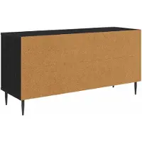 vidaXL Meuble TV WIJHE, 102 x 33 x 51 cm, noir, imitation chêne