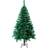 Yakimz Arbre de Noël artificiel sapin artificiel y compris support d'arbre métal vert 210cm