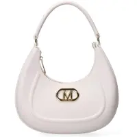 Marc Ellis Sac bandoulière pour femme , en polyuréthane, couleur beige et or, avec bandoulière réglable