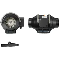 OEM Ventilateur intégré, réglage de la vitesse continu, fonctionnement silencieux, couleur noire