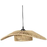 Natural Living Suspension luminaire "Victoria" en corde tressée - D 45 x H 11 cm