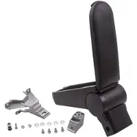 OEM Boîte de rangement pour accoudoir, en plastique de haute qualité, dimensions : 20,5 cm x 10,0 cm x 8,5 cm, compatible avec les véhicules à conduite à gauche, couleur noire, installation facile