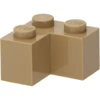 LEGO : 25 pièces pierre angulaire 2x2, beige foncé