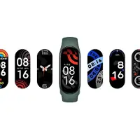 Resteq Bracelet intelligent M7 Smart Band 7 Noir - bracelet fitness moderne avec moniteur de fréquence cardiaque et de pas