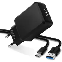 Cellonic Chargeur téléphone + Câble USB USB C Type C 5V 3A, 3000mA 1m pour téléphone Câble charge rapide smartphone gsm