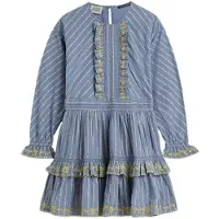 Scotch & Soda Festive Long Sleeve Short Dress Bleu 8 Years Fille