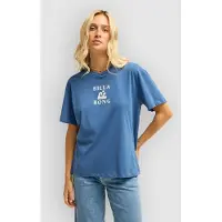 Billabong Surfing In Town Short Sleeve T-shirt Bleu L Femme