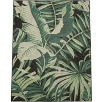 Tapis.fr Tapis d'intérieur & extérieur Ostenza noir 80x250 cm