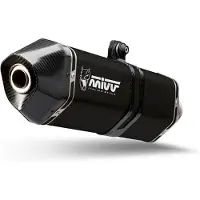 MIVV Speed Edge Cf Moto 800mt-x 25-26 Homologated Slip On Muffler Argenté Homologated
