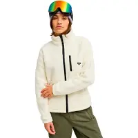 Roxy Alabam Full Sld Full Zip Fleece Blanc L Femme