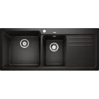 BLANCO Naya 8 - Évier en Silgranit, 1160x500 mm, couleur noire, référence 525945