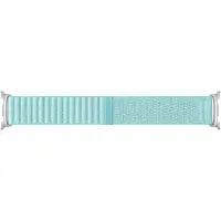 Samsung Bracelet en tissu original pour Galaxy Watch 9 (40/44mm) / Watch 8 (40/44mm) / Classic (46mm) - Taille M/L - Mint