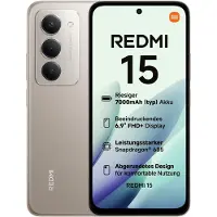 Xiaomi Redmi 15 4G Smartphone 8+256GB 6.9" 7000mAh Titan Gray