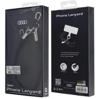 Audi Universal Phone Lanyard 28Cm 8Mm Black/Black Au-Hsl8-R8/D1-Bk
