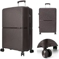 Solier grande valise rigide 73 L bagage en soute serrure TSA 8 roulettes