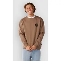 Rip Curl Wetsuit Icon Sweatshirt Marron S Homme