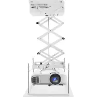 OEM Support de projecteur, fonctionnement à distance, montage robuste au plafond, couleur blanche