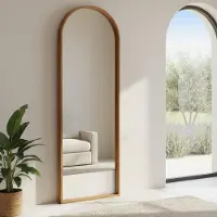 Macabane SIXTINE - Miroir 70x210cm en bois de teck recyclé