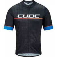 Cube Cmpt Teamline Short Sleeve Jersey Noir L Homme