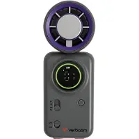 Verbatim Ventilateur portable Cool ’n’ Go Ice Touch Mini, violet/gris, Ventilateur, Violet, Gris